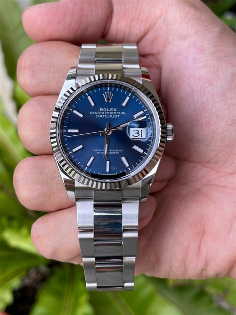 rolex datejust 36 diamond blue dial|vintage Rolex Datejust 36mm.